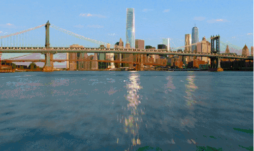 九条命 建筑 桥 河 电影 美国 风景