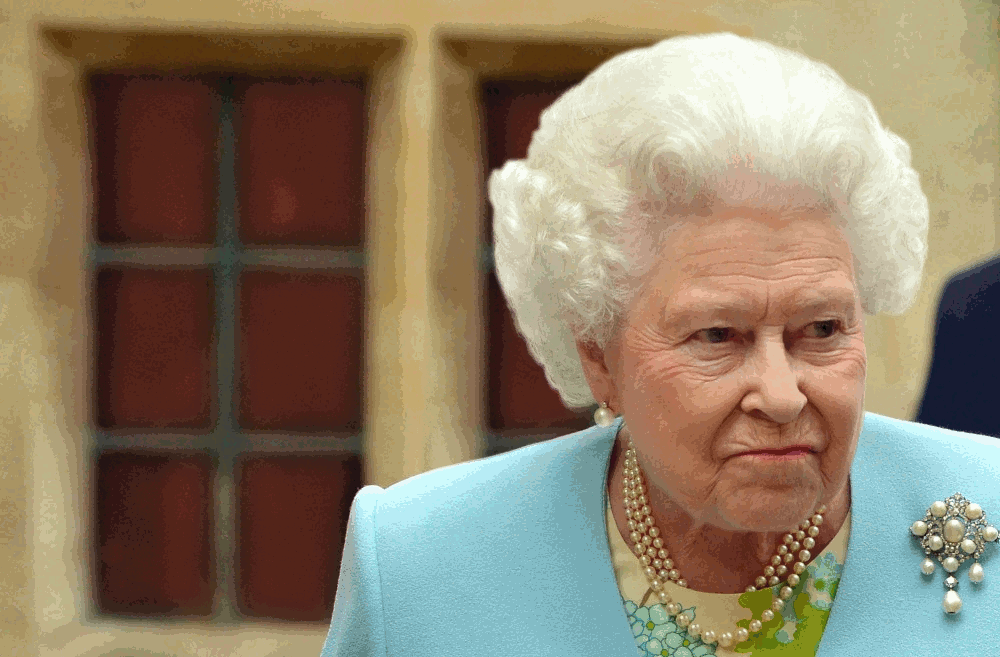 伊丽莎白二世 英国女王 恶搞 白发苍苍