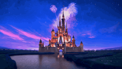 迪士尼  开场动画  城堡  漂亮