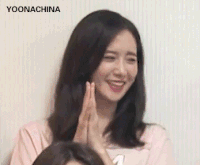 林允儿 大笑 拍手 可爱
