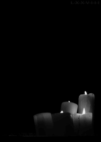 夜晚 蜡烛 火焰 晃动