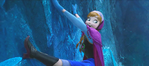 冰雪奇缘 安娜 汉斯 紧张 摔倒 Frozen Disney