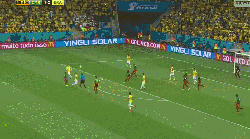 喀麦隆 巴西 巴西世界杯 破门 足球 弗雷德