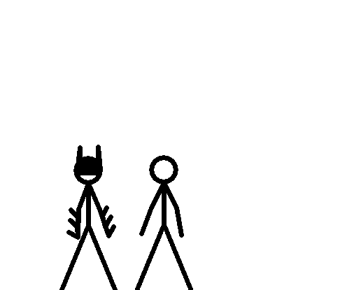 打架 潜伏 胜利 简笔画 stick figure