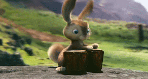 拯救小兔 小兔子 可爱 打鼓