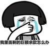蘑菇头 难过 哭泣 我里面剩的巨款怎么办