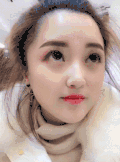 美女 眨眼 可爱 红唇