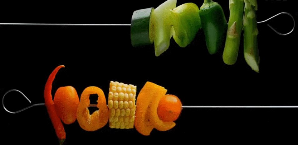 MS&Food 绿色 美食 视觉享受 黄色 蔬菜卷