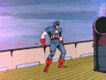 美国队长 动画 复古 漫威 英雄 Captain America