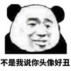 暴漫 熊猫头 不是我说 你头像好丑 搞怪 逗