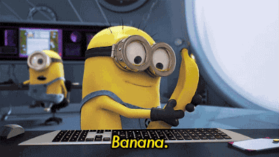 小黄人 香蕉 Banana 笔记本 萌萌哒