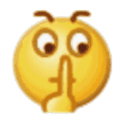 emoji 小黄脸 闭嘴 别说话 搞怪 逗