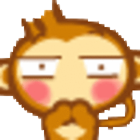 猴子 噘嘴 红脸蛋 大眼睛