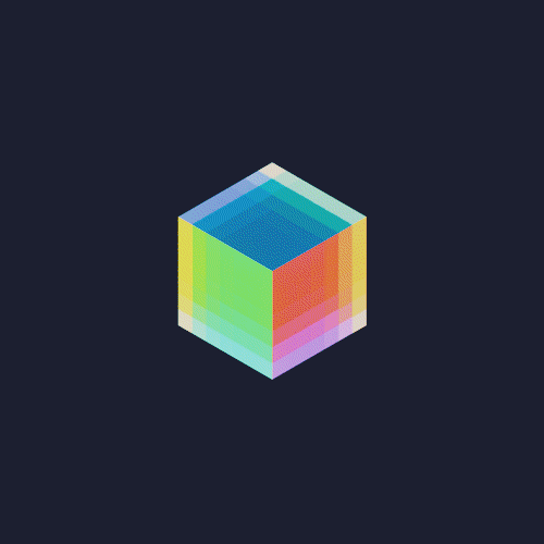 设计 艺术 动画 盒子 立方体 几何 无限循环