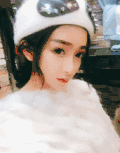 美女 可爱 迷人 气质 熊猫帽子
