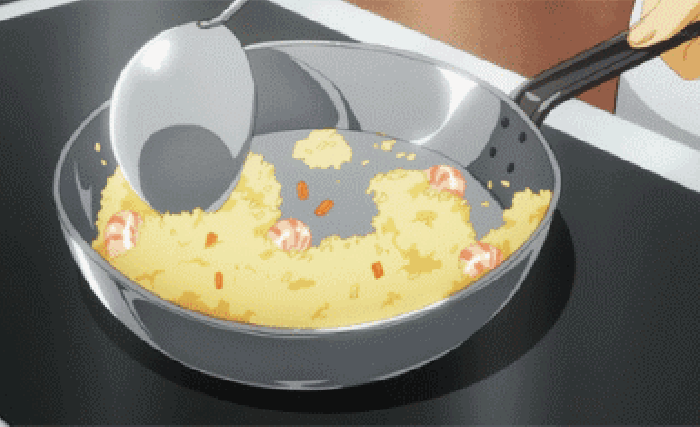 动漫 美食 制作 蛋炒饭