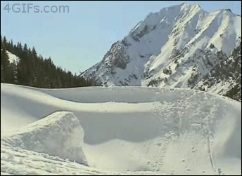 滑雪 飞跃 雪堆