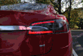 特斯拉  模型 汽车 红色