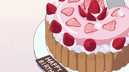 蛋糕 卡通 水果刀 草莓