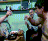 酒杯 喝酒 黑色 短发