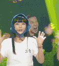 美女 逗比男 跳舞 抢镜头