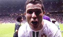 c罗 罗纳尔多 世界杯 足球 飞吻 镜头 欢呼 激动 胜利 开心 Cristiano Ronaldo