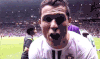 c罗 罗纳尔多 世界杯 足球 飞吻 镜头 欢呼 激动 胜利 开心 Cristiano Ronaldo