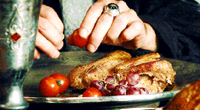 戒指 手指 食物 水果
