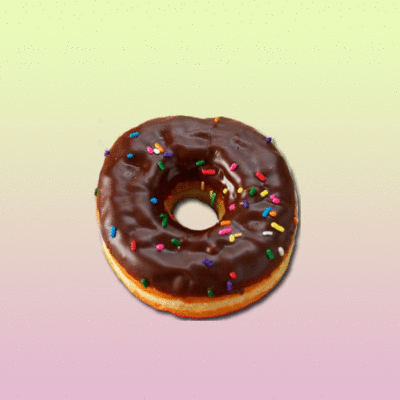 甜甜圈 doughnut 摇晃食品 早餐