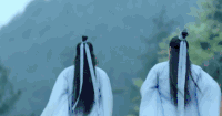 背影 古风 走路 打闹