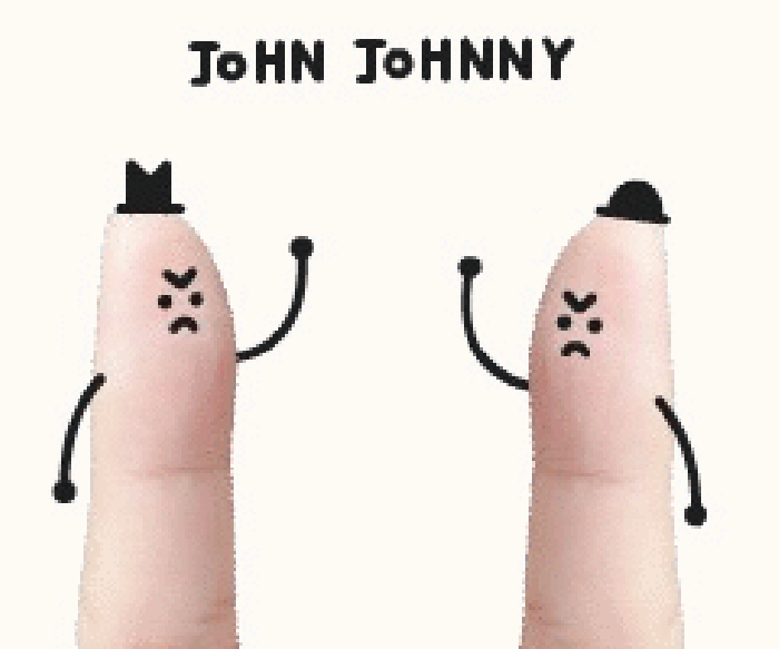 John Johnny 手指 可爱 萌萌哒 搞笑