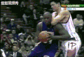 NBA 湖人 奥尼尔 对抗 背身 力量 扣篮
