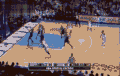 NBA 安东尼 篮球 转身 上篮 掘金 帅气过人 激烈对抗 劲爆体育