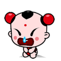 招财童子 撒娇 流鼻涕 搞笑