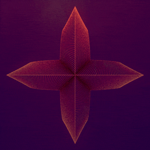 三维 3d 旋转 扭 红紫