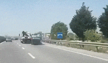 拖车 搞笑 交通事故 危险