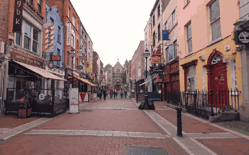 城市 干净 整洁 爱尔兰 纪录片 街道 路灯 都柏林