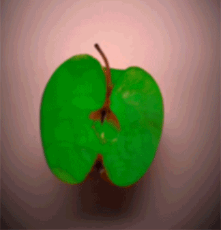 苹果绿色光线特效gif动图_动态图_表情包下载_soogif
