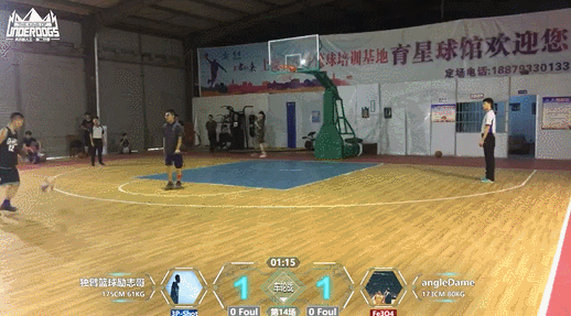 篮球 上饶站赛场 中国版Kevin Laue 虎扑路人王