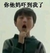 惊讶 萌呆 害怕 你他妈的吓到我了