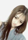 美女 大眼睛 手指 长发