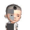 男孩 沮丧 低头 动漫