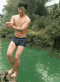 逗比 跳水 尴尬 搞笑
