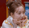明星大侦探 杨蓉 手托腮 微笑  搞笑 真人秀