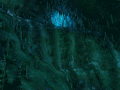 瀑布 洞穴 群像 绿色