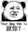 就你 熊猫人 嘚瑟 嚣张