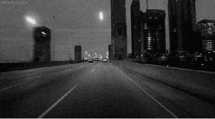 车辆 行驶 城市 灯光 高楼大厦