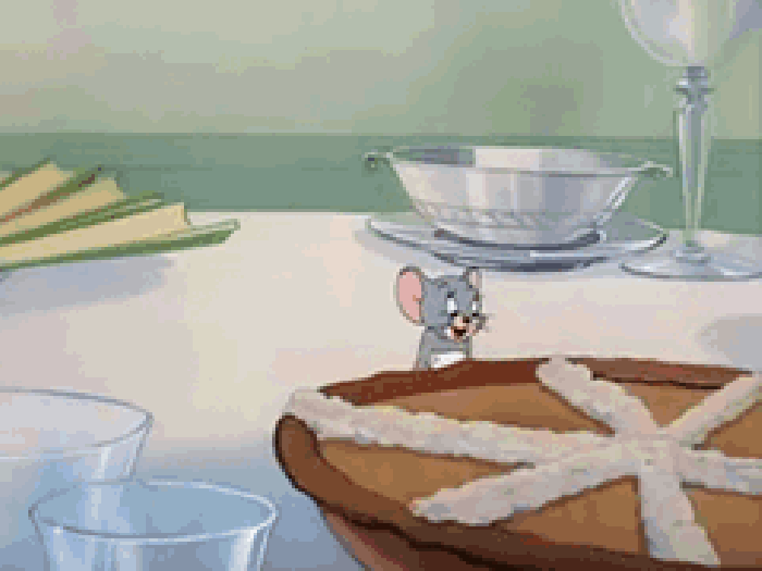 动漫 猫和老鼠 蛋糕 搞笑