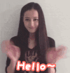 迪丽热巴 大家好hello 打招呼 美女
