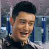 黄晓明 惊讶 夸张 慢镜头
